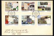 2015 Isle of Man 150th Anniversary of Isle of Man Companies Act Commemorative Stamps First Day Cover (FDC)