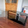 X2 TV/Media stands- Clear & Black Image 4