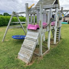 Playhouse swing set