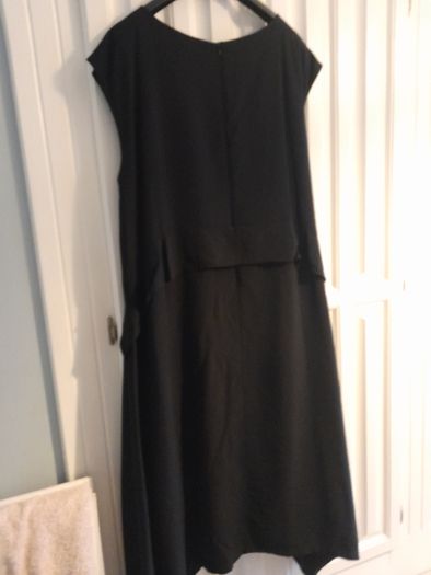 Naya Asymmetrical Dress, Black