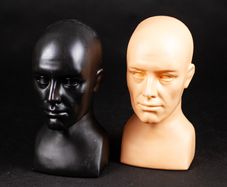 Male Plastic Mannequin's Head 36cm