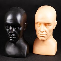 Male Plastic Mannequin's Head 36cm