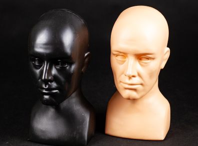 Male Plastic Mannequin's Head 36cm