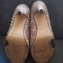 Shoes/Lunar Occasion Pink/Beige Bow Shoes  and Bag Size 5 UK  ..  Price Drop Image 5