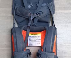 MiniMeis G4 Shoulder Carrier, orange/grey