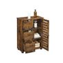 Industrial Style Cabinet with Door bathroom living room Image 5