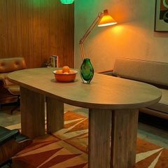 1.8 Meter Solid Oak Catania Dining Table