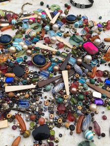 beads, pendants etc.