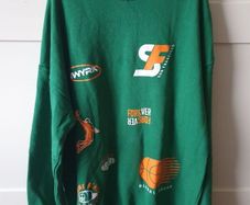 H&M Green sweatshirt kids 10-12