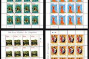 2004 Ireland Celebrating 50 Years of Children's Art (1955-2004) Commemorative Stamps Sheetlet Plate 1A1A1A1A Mint Never Hinged (MNH)