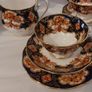 Fabulous Vintage Collectable Royal Albert Bone China Teaset for Four in the Stunning Pattern, Heirloom, Imari Style in Indigo Blue, Rust and Gilt, Mint/ Cabinet Condition Image 4