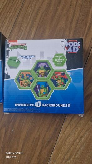Tennage Mutant Ninja Turtles Pods 4D comnnection Collection -