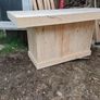 Rustic kitchen island with triple overhang Image 3