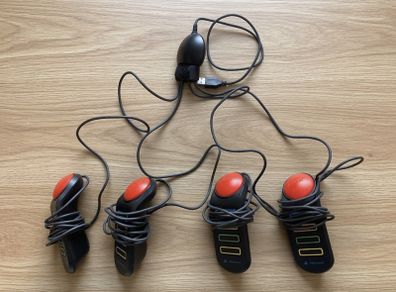 4x Official Buzz! PS2 Buzzers | Sony Logitech SCEH 0005
