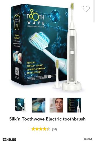 Silk'n Toothwave Electric toothbrush brand new