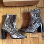 River Island Leather Snake print Boot Size 5 Image 2