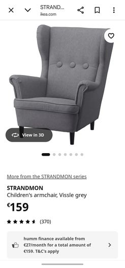 Strandmon Ikea Children's Chair