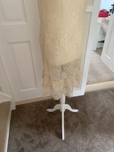 Vintage lace slip dress Sisley brand size 10-12