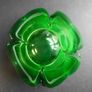 Vintage Incredibly Rare Arte Nuova Pustetto & Zanetti Murano Uranium Glass Ashtray Image 5