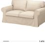 Ektorp 2-seater sofa Cover, Beige Image 3