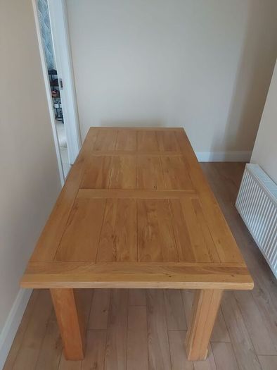 Solid oak table