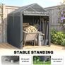 1.2 x 1.8m Garden Storage Shed Tent Image 5