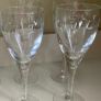 John Rocha Red Geo Wine Glasses x 6 Image 6