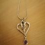 Italian silver necklace. Image 3
