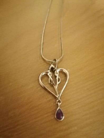 Italian silver necklace.