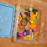 Kinetic sand with toys Image 4