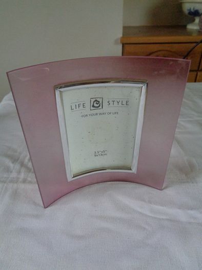 Pink Glass Frame for Sale