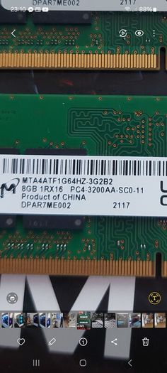 16gb DDR4 3200mhz laptop ram