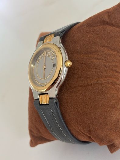 Ferrari Cartier Ladies' Watch Quartz Steel/Gold 28 mm Vintage Rare Wristwatch