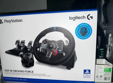 Logitech G29 Driving Force Racing Wheel with Pedals and Shifter
