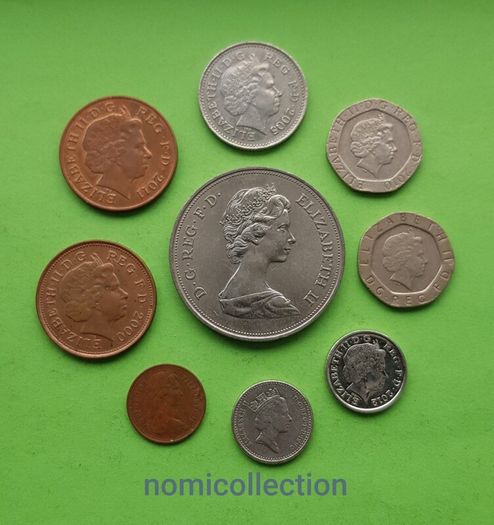United Kingdom coins.