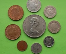 United Kingdom coins.