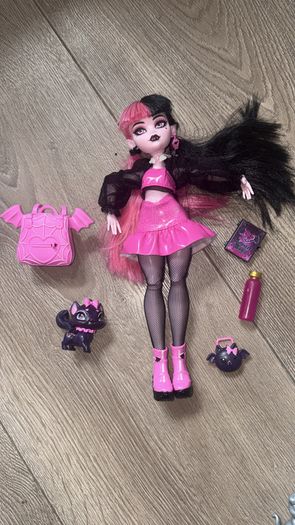 Monster high house with 5 dolls and all accessories