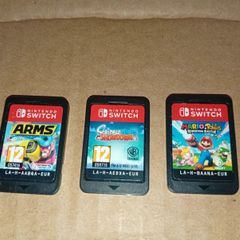 Nintendon switch games Mario + Rabbids Kingdom Battle -Arms and Scribble nauts- english