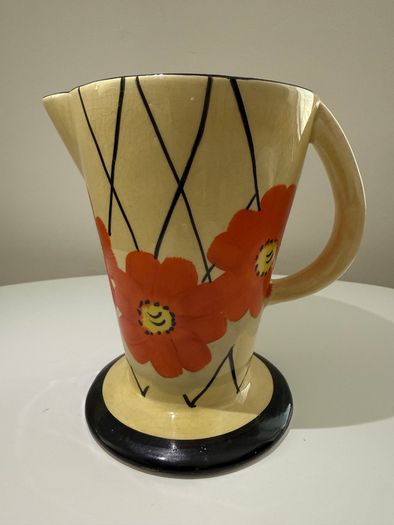 Vintage Myott Art Deco (June) Trumpet Jug