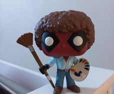 Funko Pop! Marvel Deadpool as Bob Ross #319
