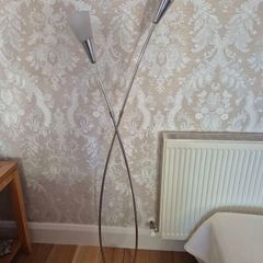 Floor Lamp with Chrome base