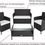 Decorative garden furniture set of chairs and glass table Image 5