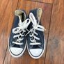 UK 13 navy high top converse Image 5