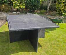 Garden Rattan square table no chairs