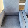 Couch and 2 Armchairs with storage Pouffe Image 9