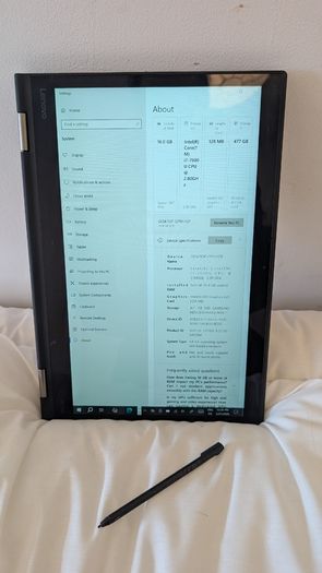 Lenovo Thinkpad Yoga X1 Laptop/Tablet, i7, 16Gb, 477GB SSD