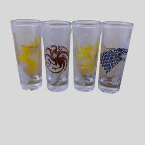 Set of 4 Game of Thrones Shot Glasses