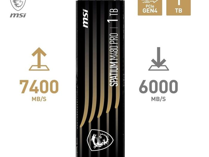 1tb Msi Nvme M.2 Spatium M480 Pro Ssd
