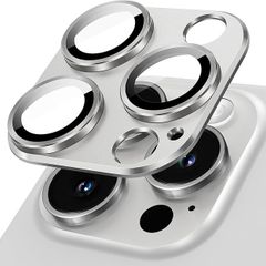 Camera Lens Protector for iPhone 15 Pro 6.1-Inch and iPhone 15 Pro Max 6.7-Inch, Full Coverage 9H Clear Tempered Glass.