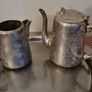 Kingston of Sheffield 2 Silver Plated Tea/Coffee Pots & Milk Jug Image 2